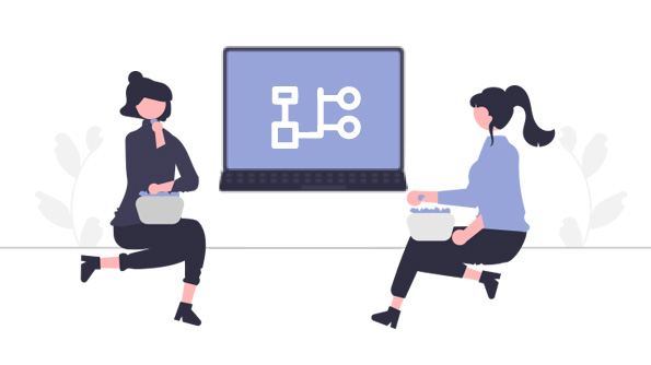 AIエージェントとRAGの仕組みを検討するイメージ
